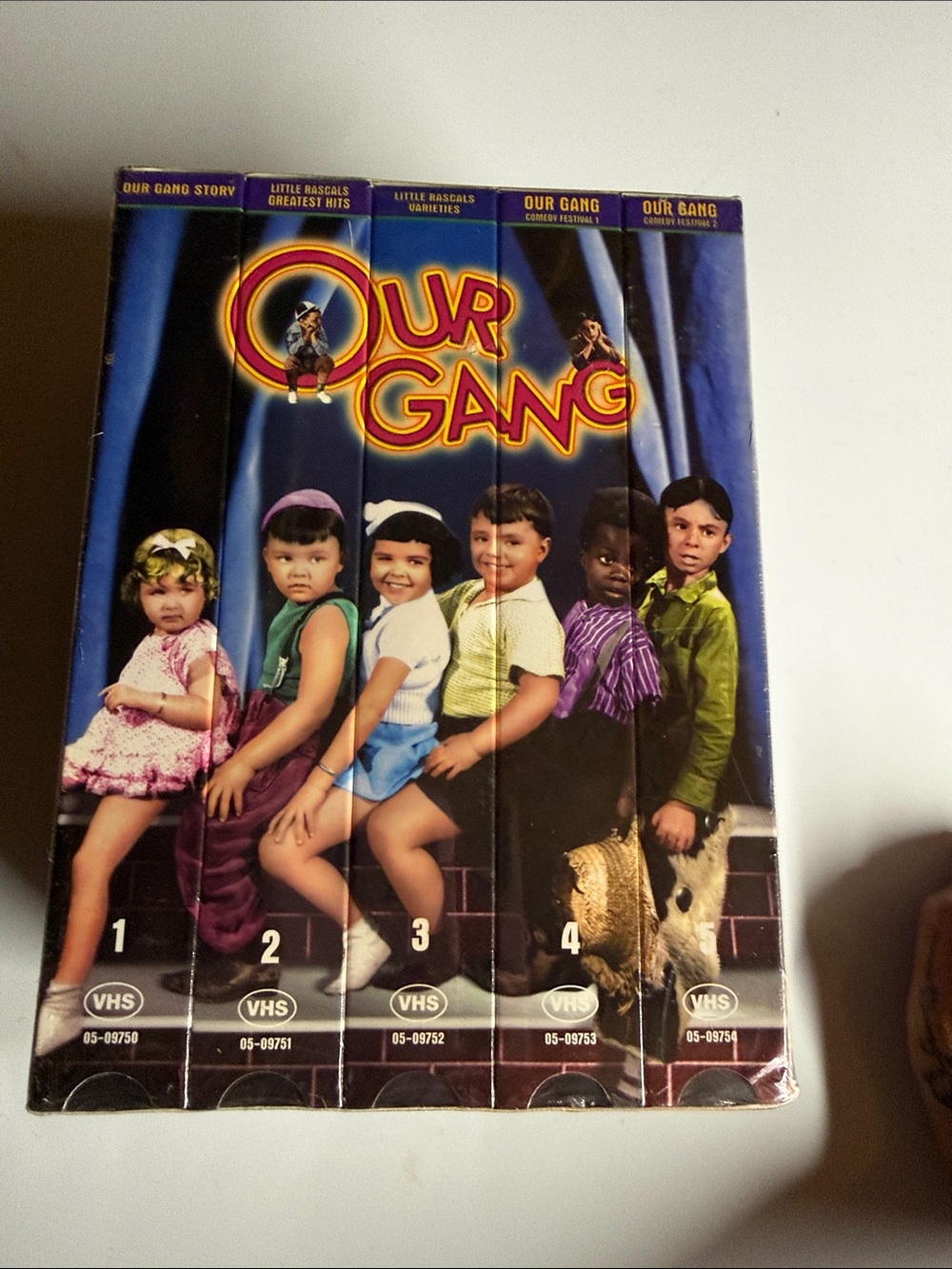 Vintage Our Gang VHS Box Set - Blue